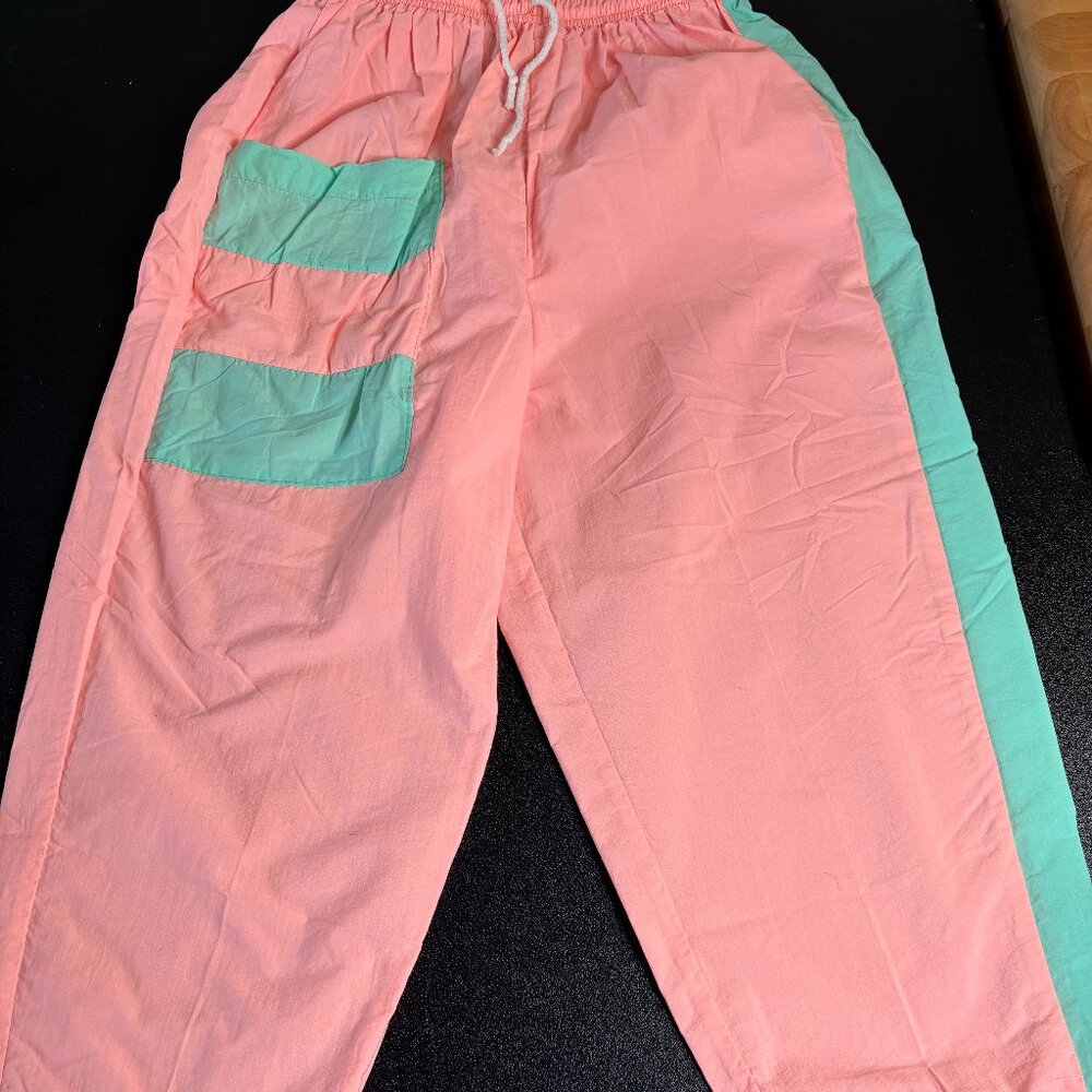 Retro Cropped DOVE Sports Pants sz M